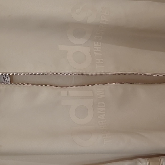 Adidas,  sz L women's cream oversized zip up jacket - Picture 7 of 8